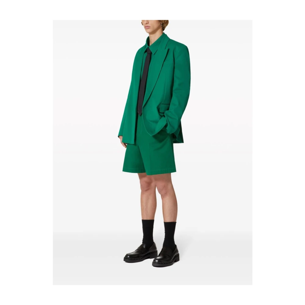 Valentino Casual Shorts Green Heren