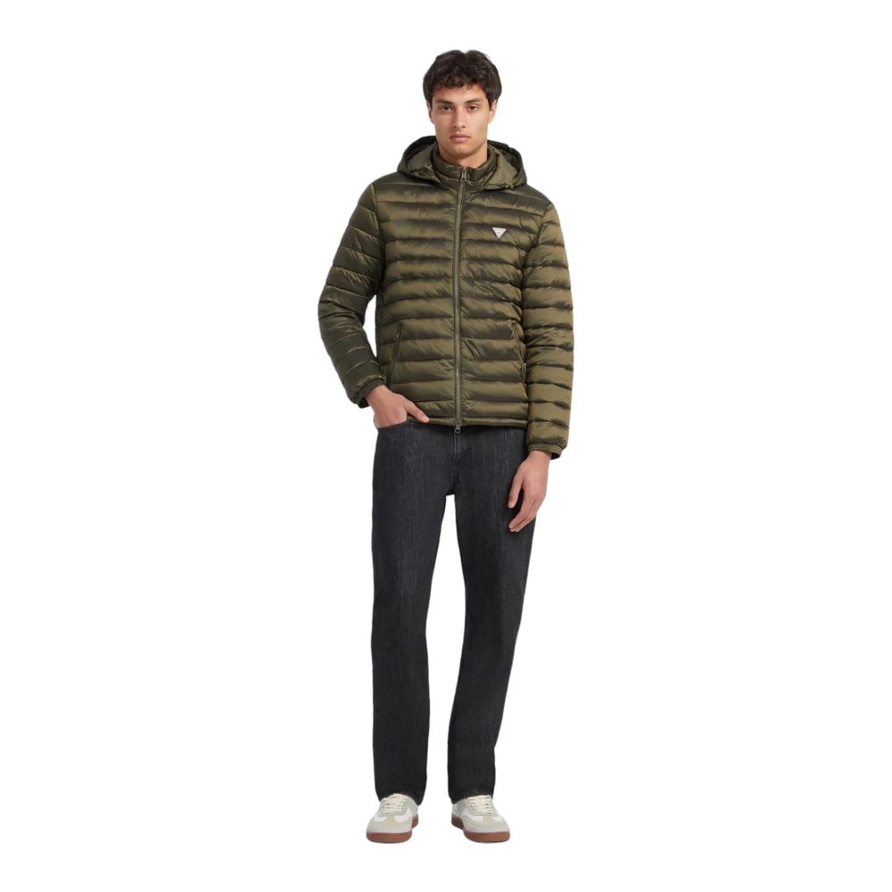 Guess Korte Pufferjas Green Heren