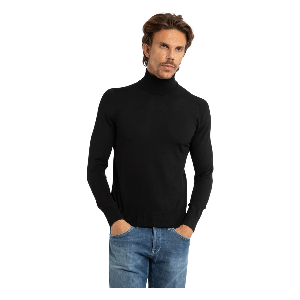 Gran Sasso Zwarte wollen coltrui Black Heren