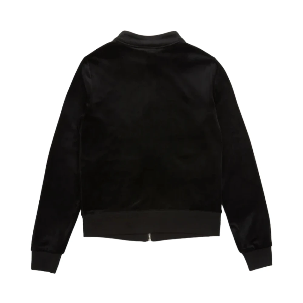 Juicy Couture Zwarte Velours Moto Trui Black Dames