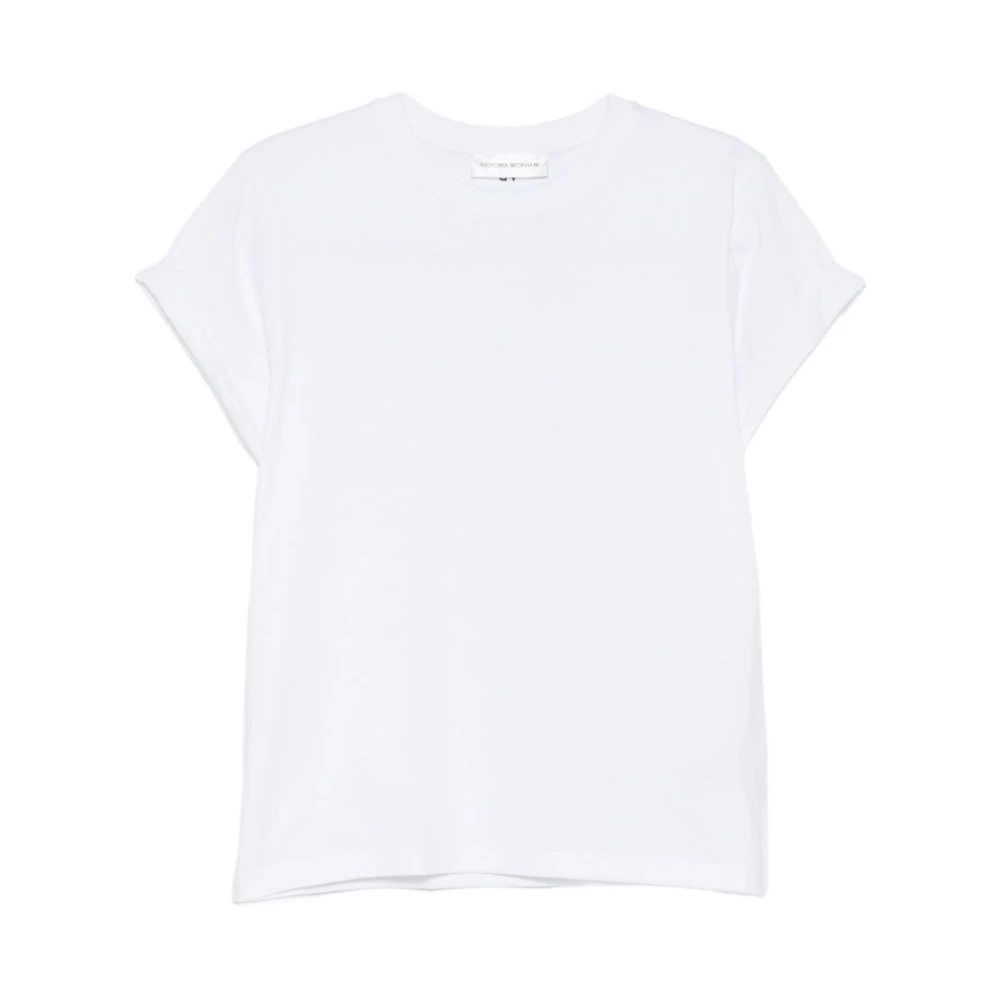 Victoria Beckham Women's White Tilly T-Shirt - T-Shirts - L - Tops