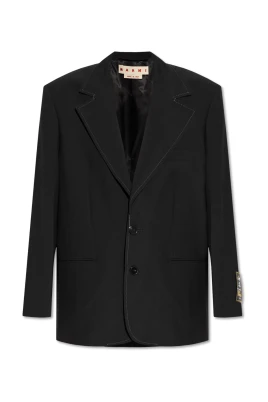Blazer med öppen krage