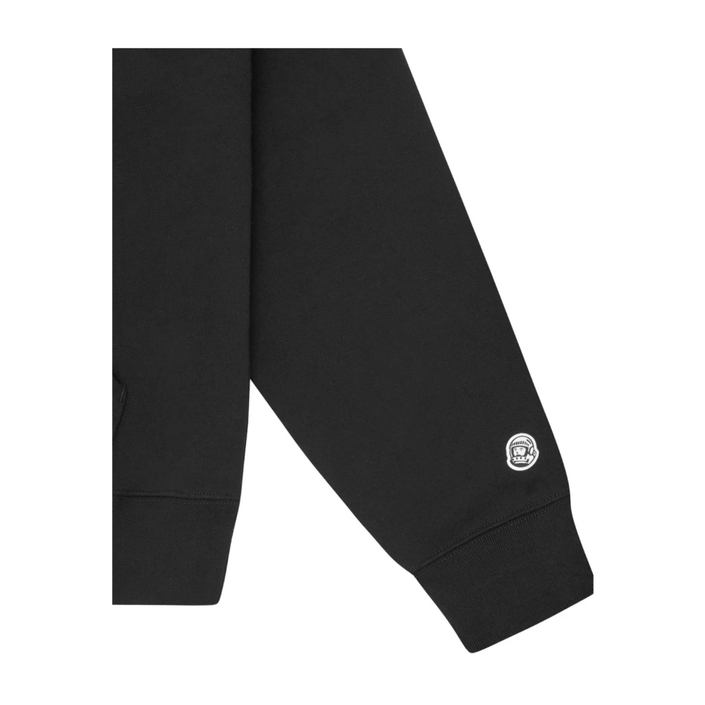 Billionaire Zwarte Sweater met Capuchon en Logopatch Black Heren