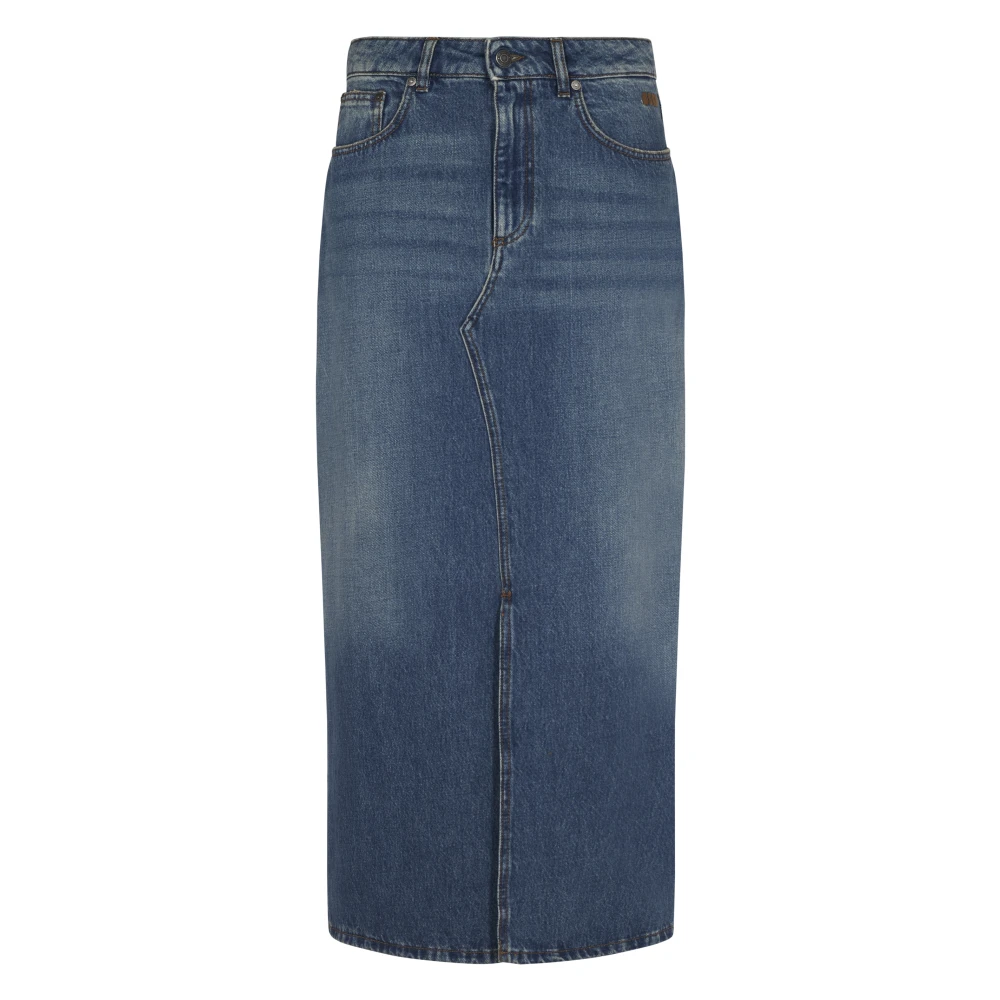 Skirts > Denim Skirts - - Msgm - Modalova