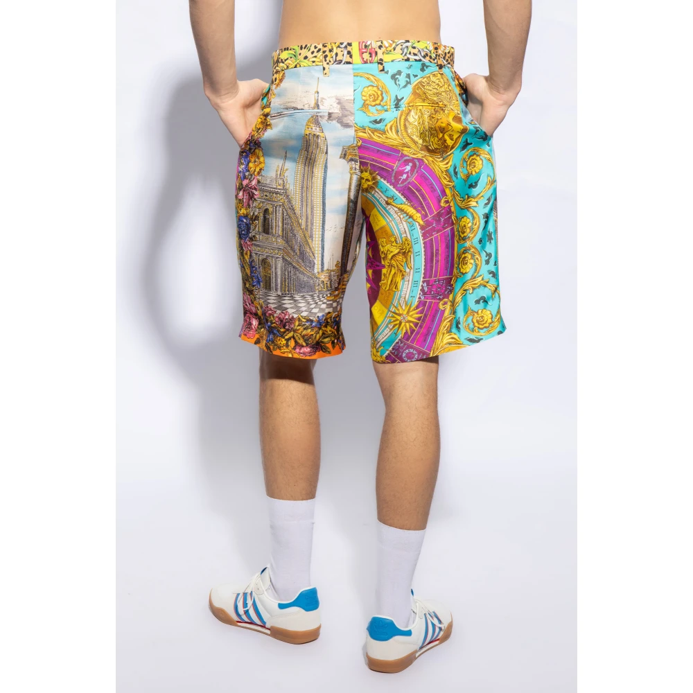 Moschino Zijden shorts Multicolor Heren