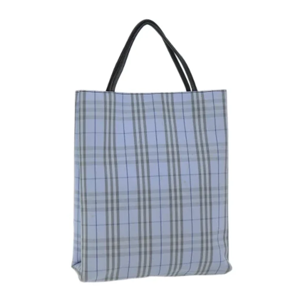 Burberry Vintage Pre-owned Canvas handbags Blue Dames