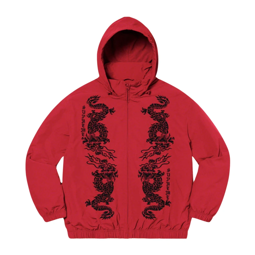 Supreme Rode Limited Edition Draken Track Jacket Red Heren