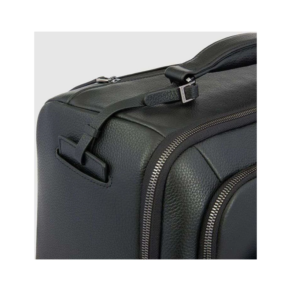 Piquadro Stijlvolle Reistrolley Tas Black Unisex