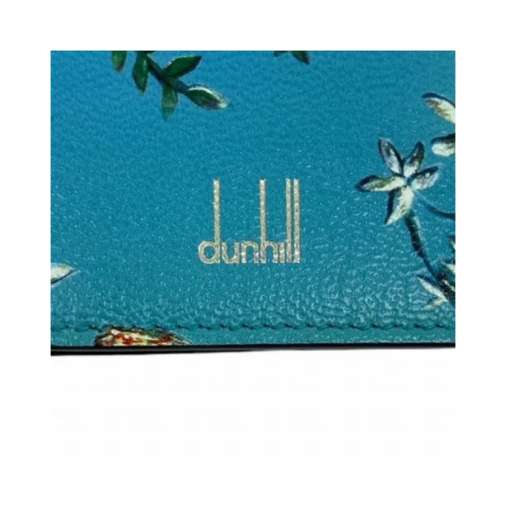 Dunhill Pre-owned Leather wallets Blue Heren