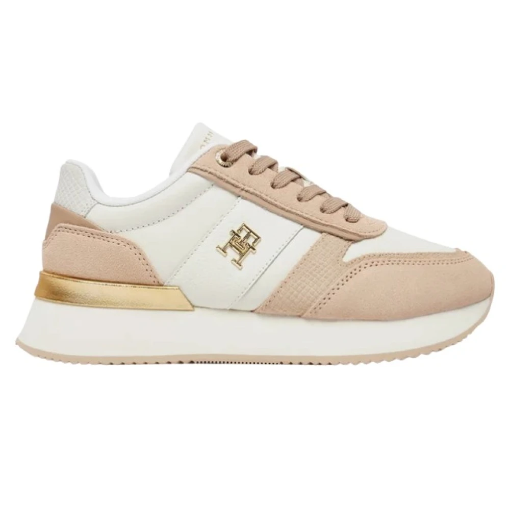 Tommy Hilfiger Witte Fashion Runner Sneakers Dames Schoenen Veelkleurig Multicolor