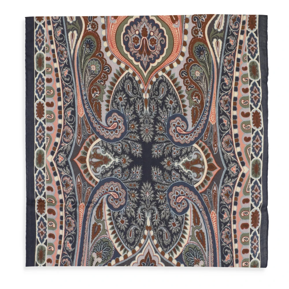 ETRO Paisley Print Cashmere Silk Shawl Multicolor Dames