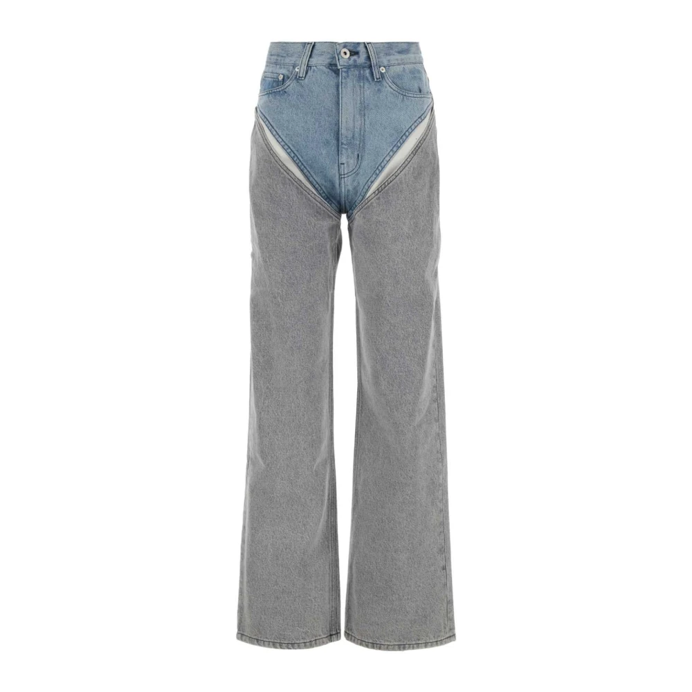Y Project Wide Jeans Gray Dames