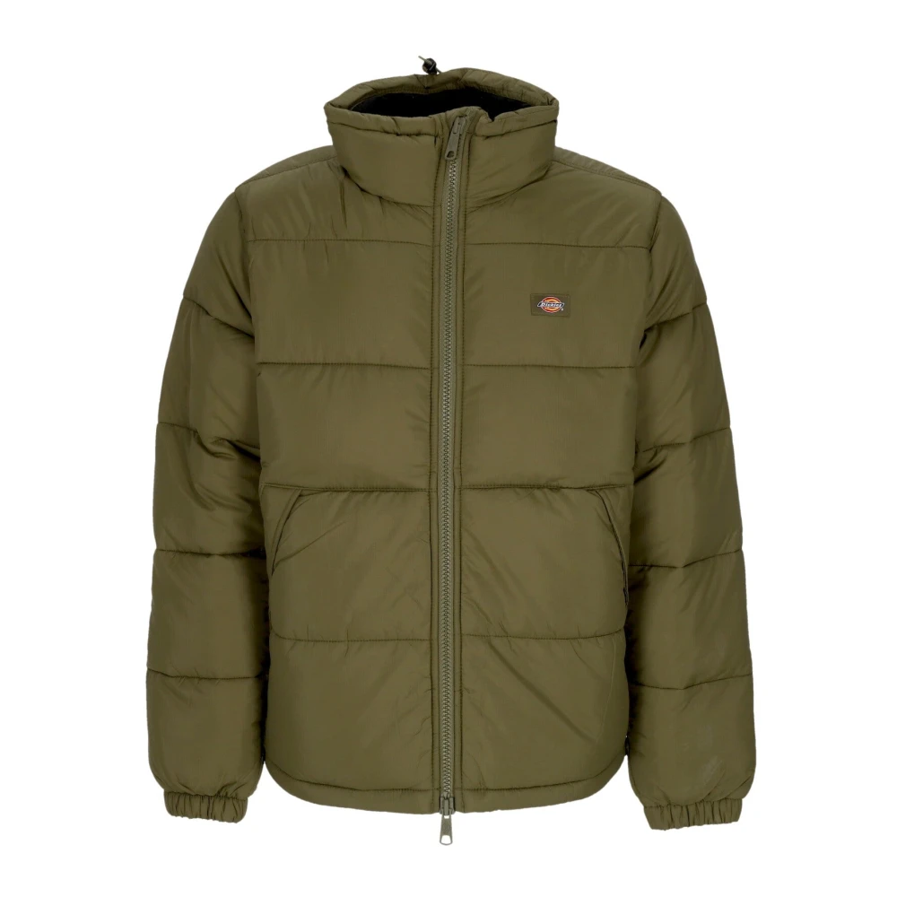 Dickies Green Winter Jackets, Male, Xl, Military Down Jacket