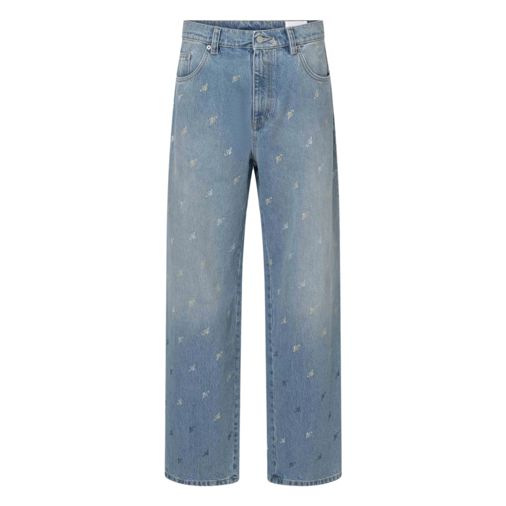 Axel Arigato Distinctieve Denim Jeans met Laserdetails Blue Heren