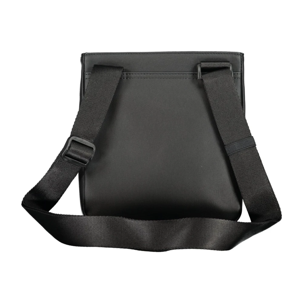 Tommy Hilfiger Zwarte Heren Schoudertas Contrast Details Black Heren
