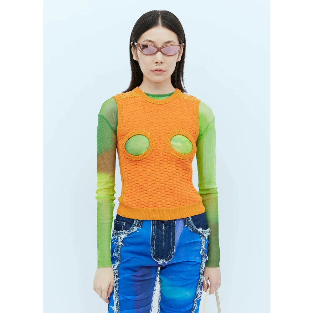 Paula Canovas del Vas Knitwear Orange Dames
