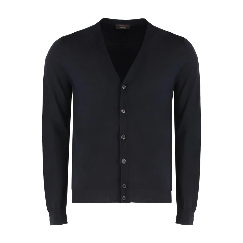 Slowear Herren Blau Strickwaren, Xlgröße: