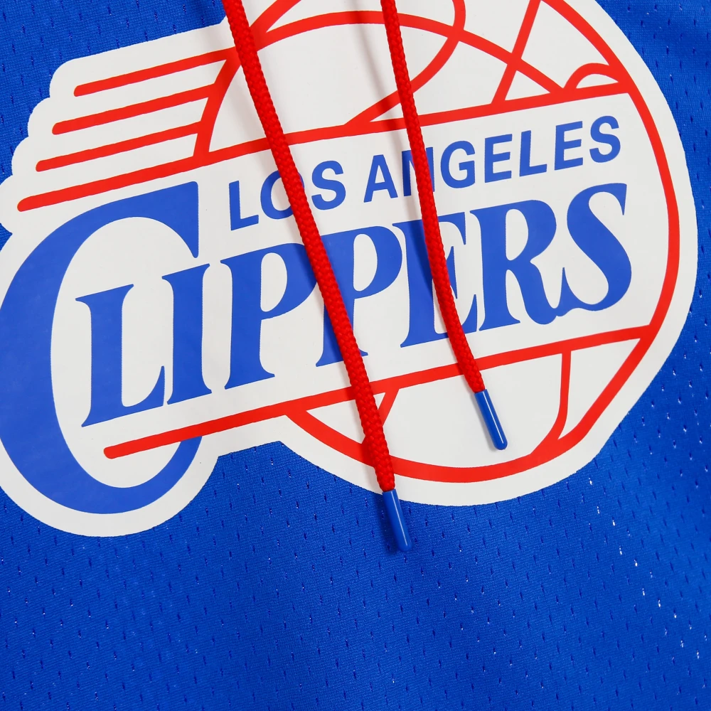 Mitchell & Ness Korte mouwen capuchon mesh sweatshirt NBA Blue Heren