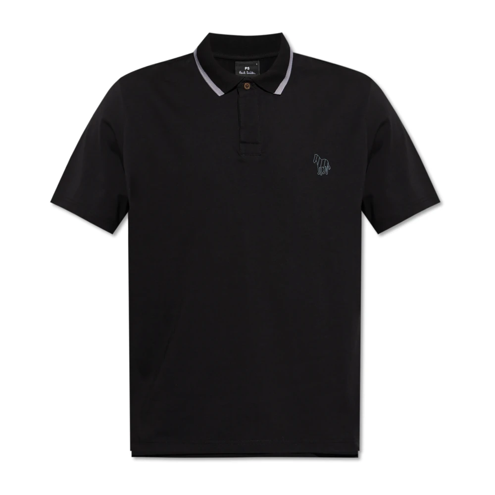 PS By Paul Smith Katoenen polo Black Heren