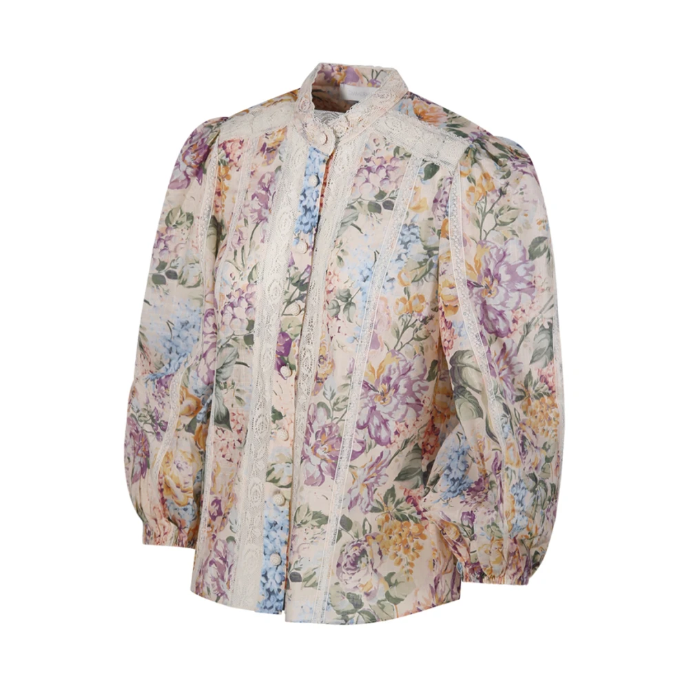 Zimmermann Kanten Bloemenshirt Multicolor Dames