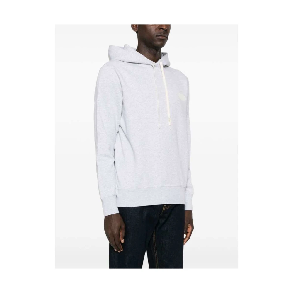 Autry Hooded Logo Sweatshirt Gray Heren