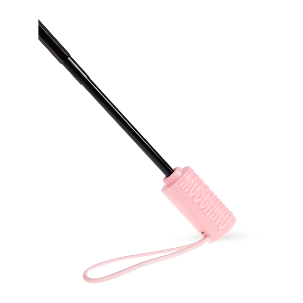 Moschino Opvouwbare paraplu met logo Pink Unisex