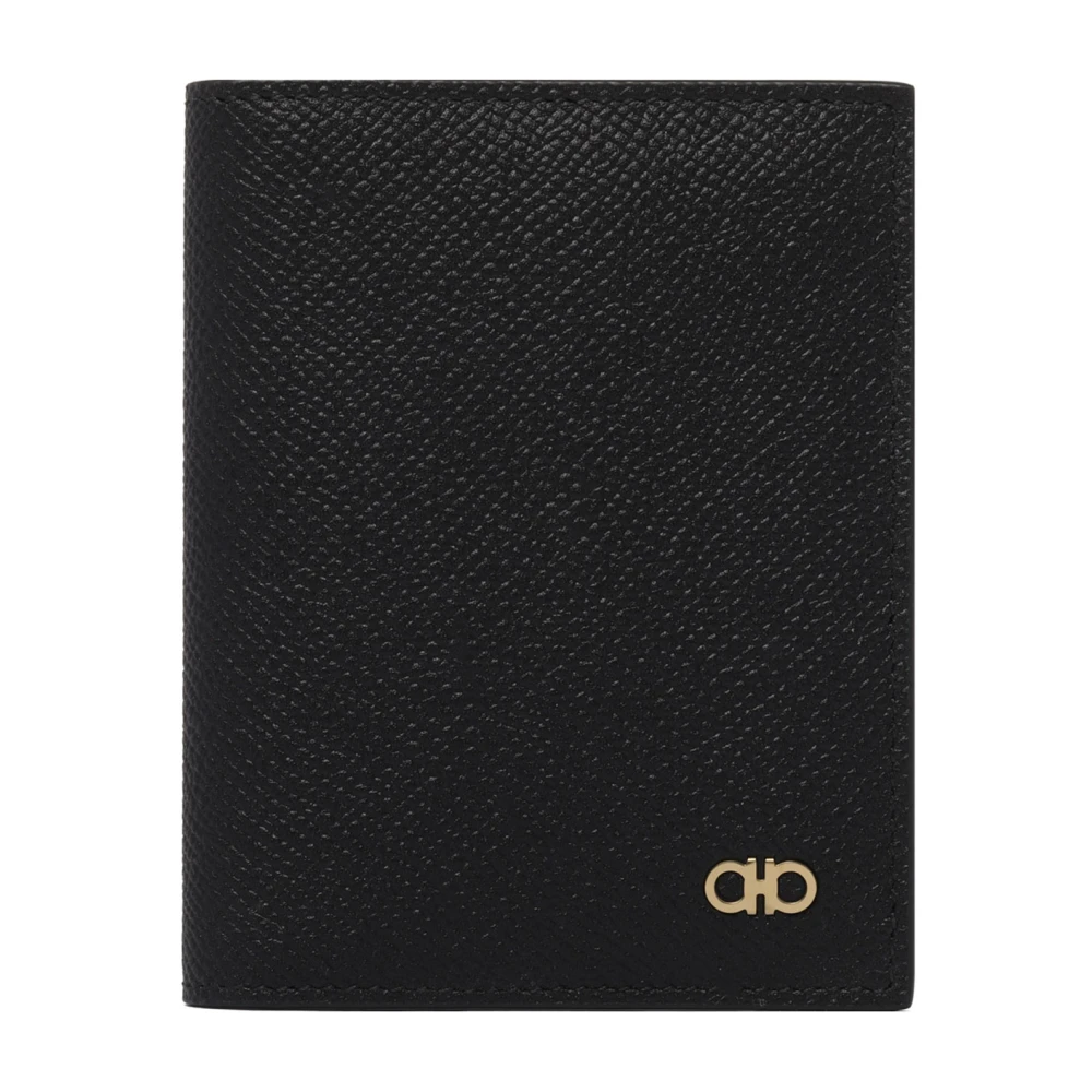 Salvatore Ferragamo Stijlvolle Portemonnees Collectie Black Heren