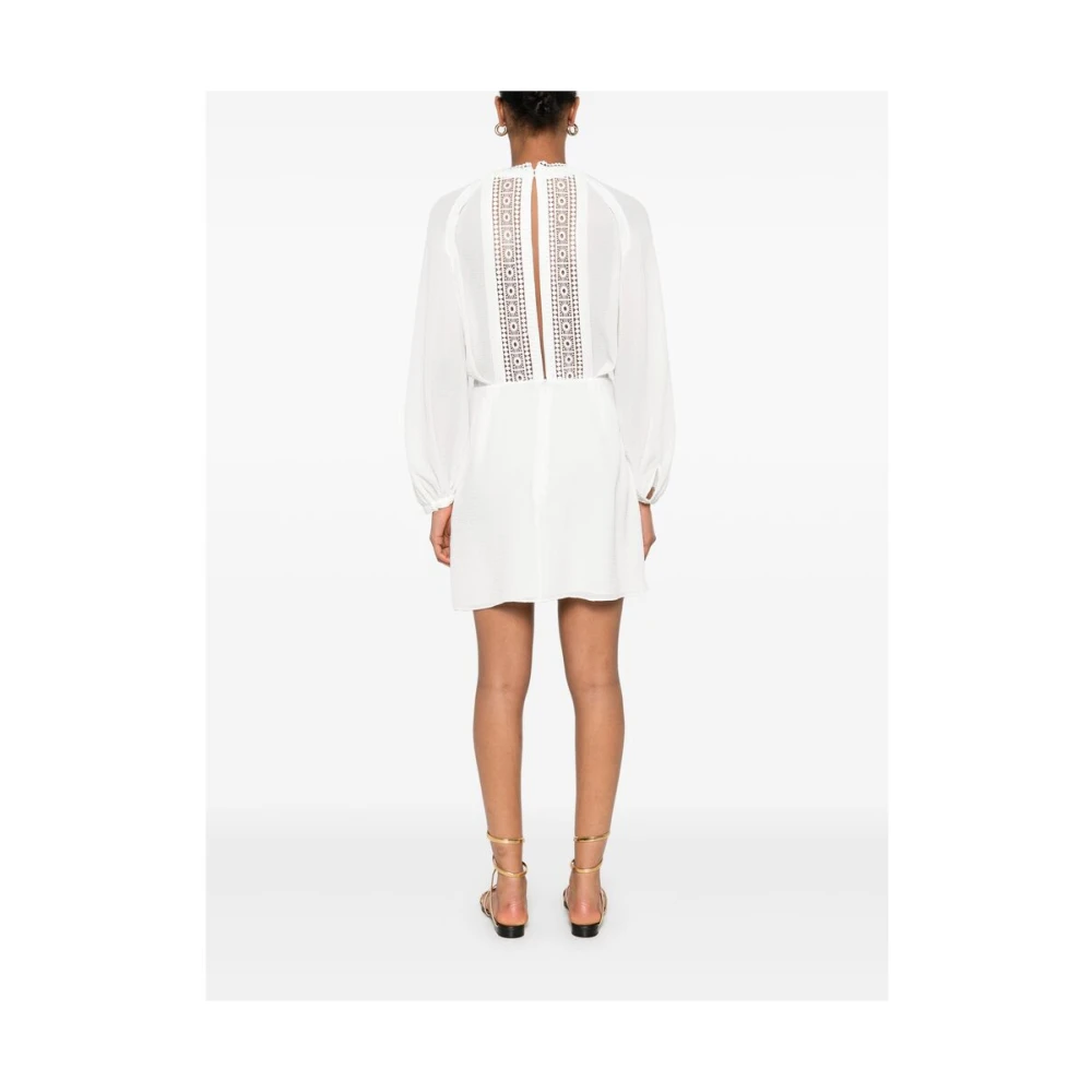 IRO Witte Jurk met Knoopmanchet White Dames