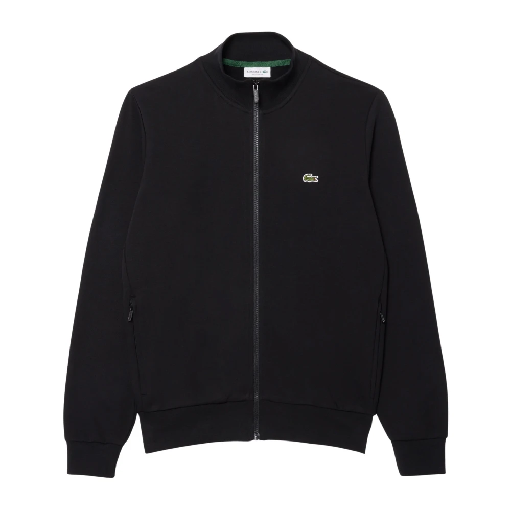 Lacoste Svart Fleeceväst Herr Stilren Black, Herr