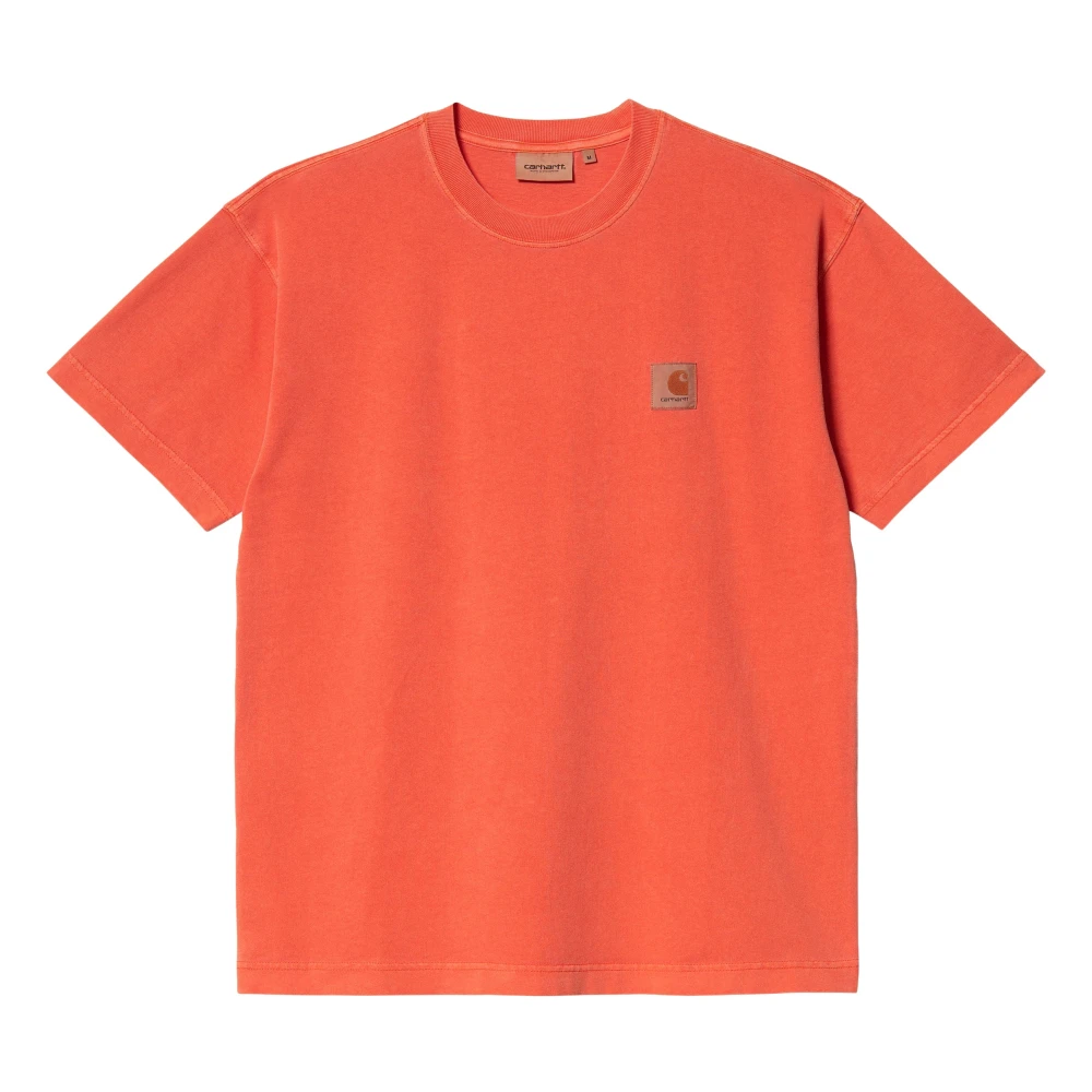 Carhartt WIP Nelson T-Shirt Comfortabel en stijlvol Orange Heren