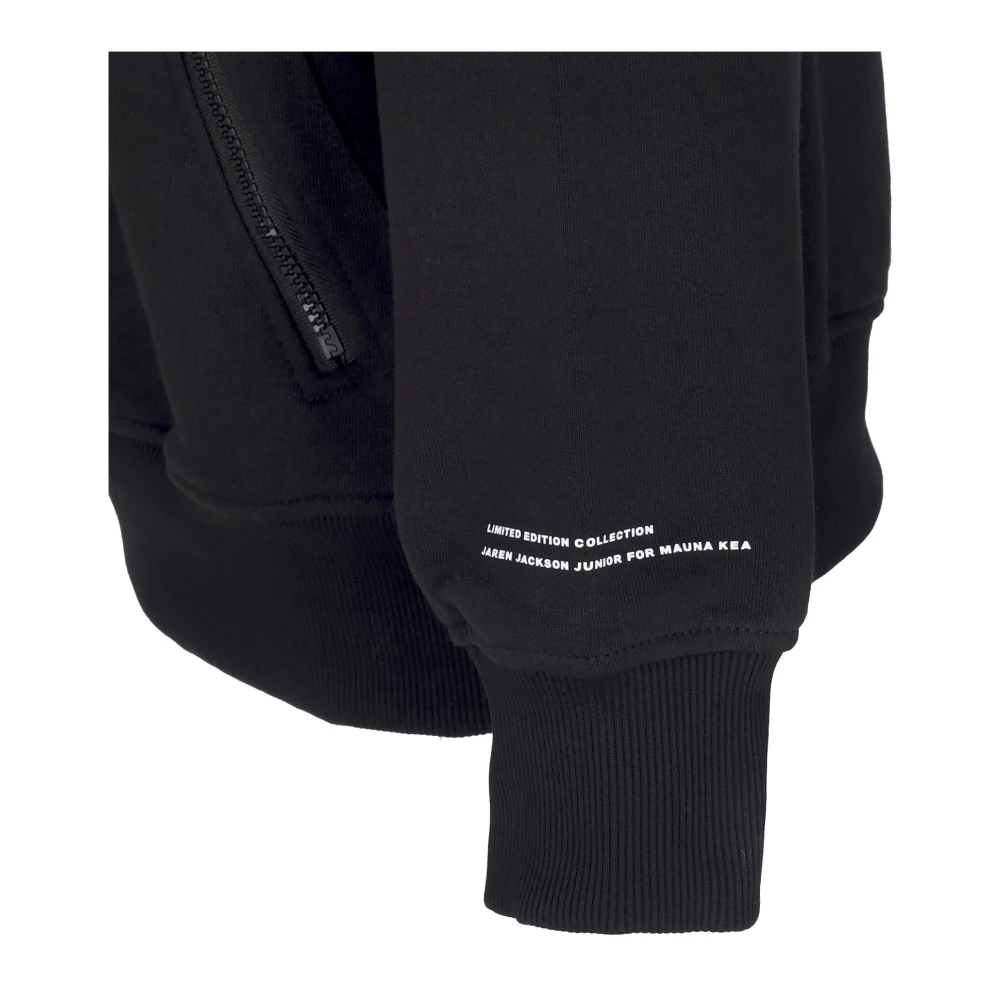 Mauna Kea Zwarte Lichtgewicht Hoodie met Triple J Black Heren
