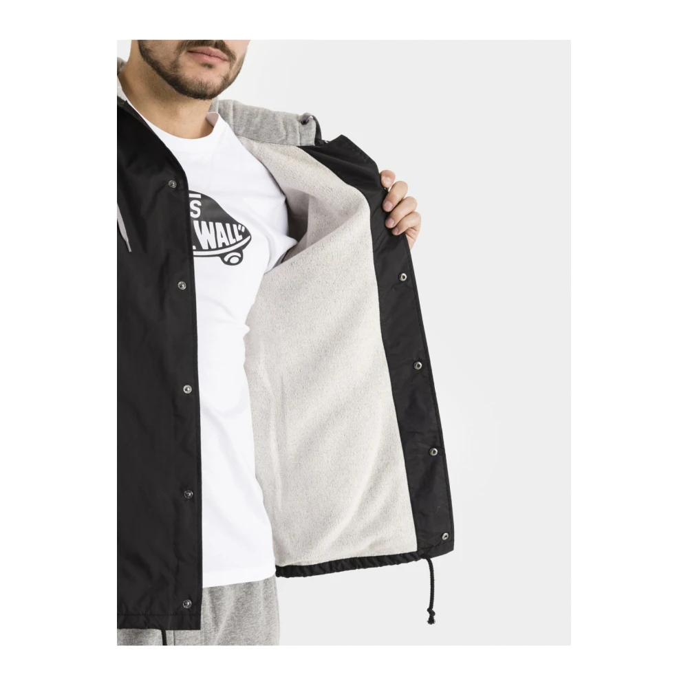 Vans Hooded Bi-Materiaal Jas Zwart Black Heren
