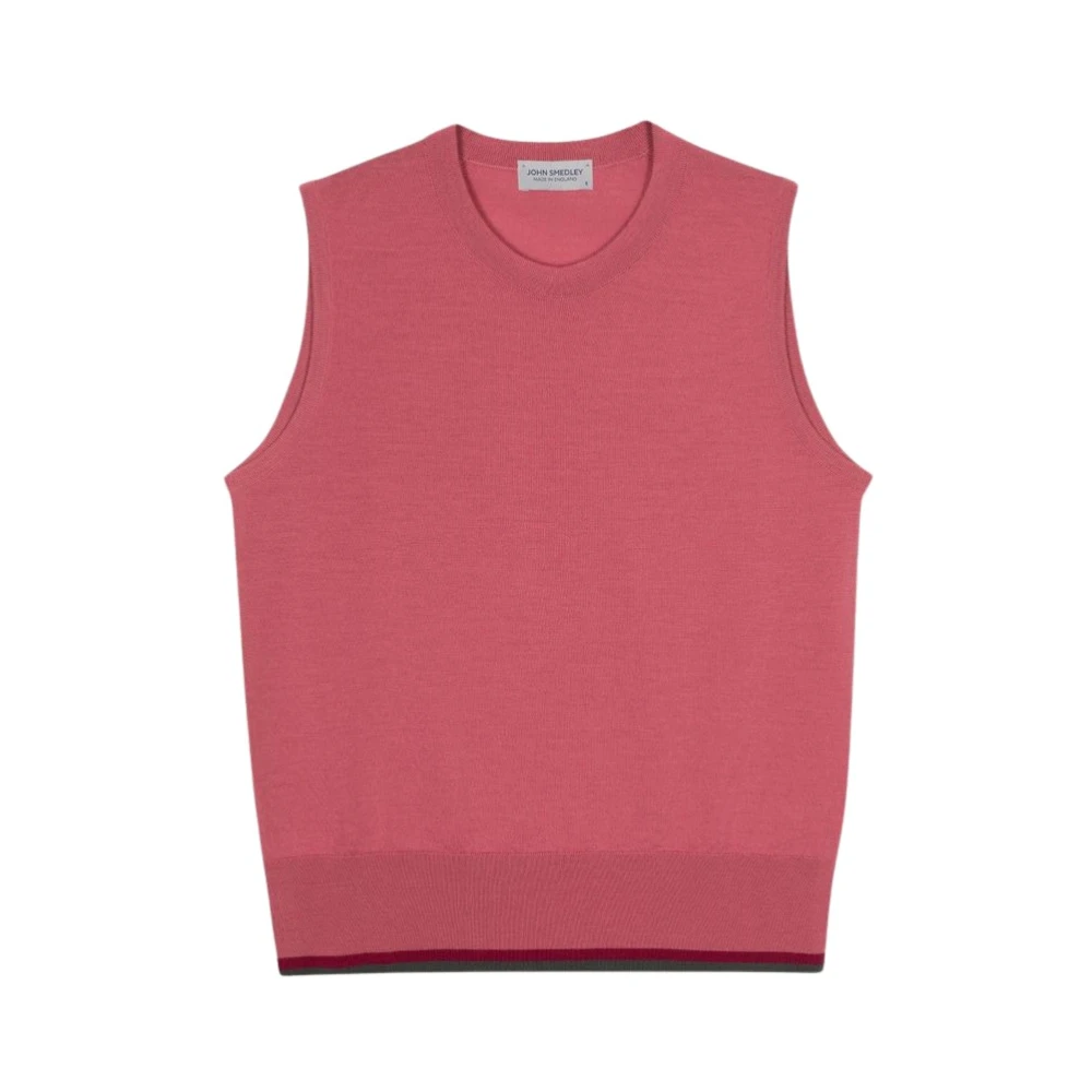 John Smedley Stijlvolle Jersey voor Mannen Pink Dames