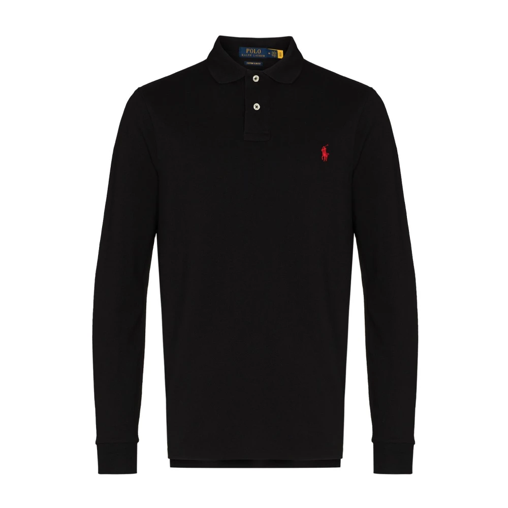 Polo Ralph Lauren T-Shirts And Polos - Male - Polo Shirts - Black - M - Tops