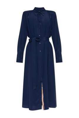 silk-dress-with-a-waist-belt
