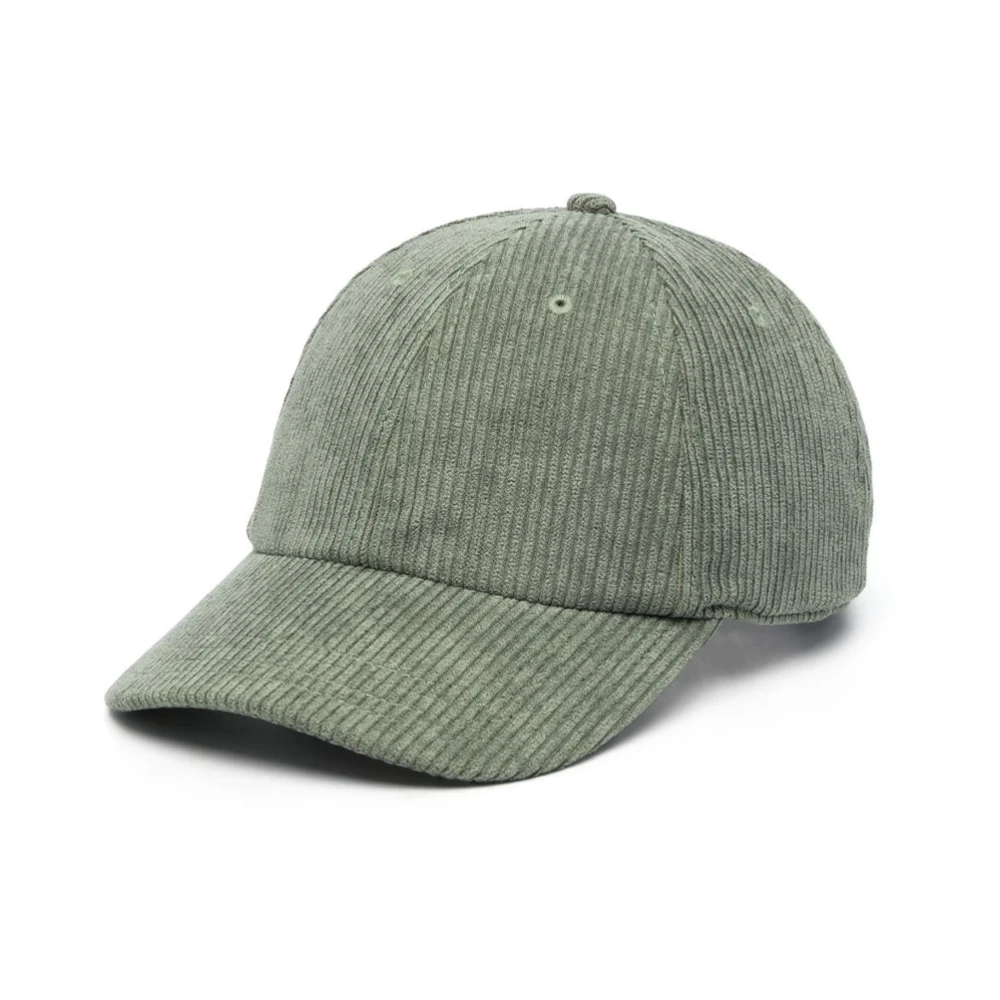 Autry Geribbelde groene hoed met geborduurd logo Green Heren