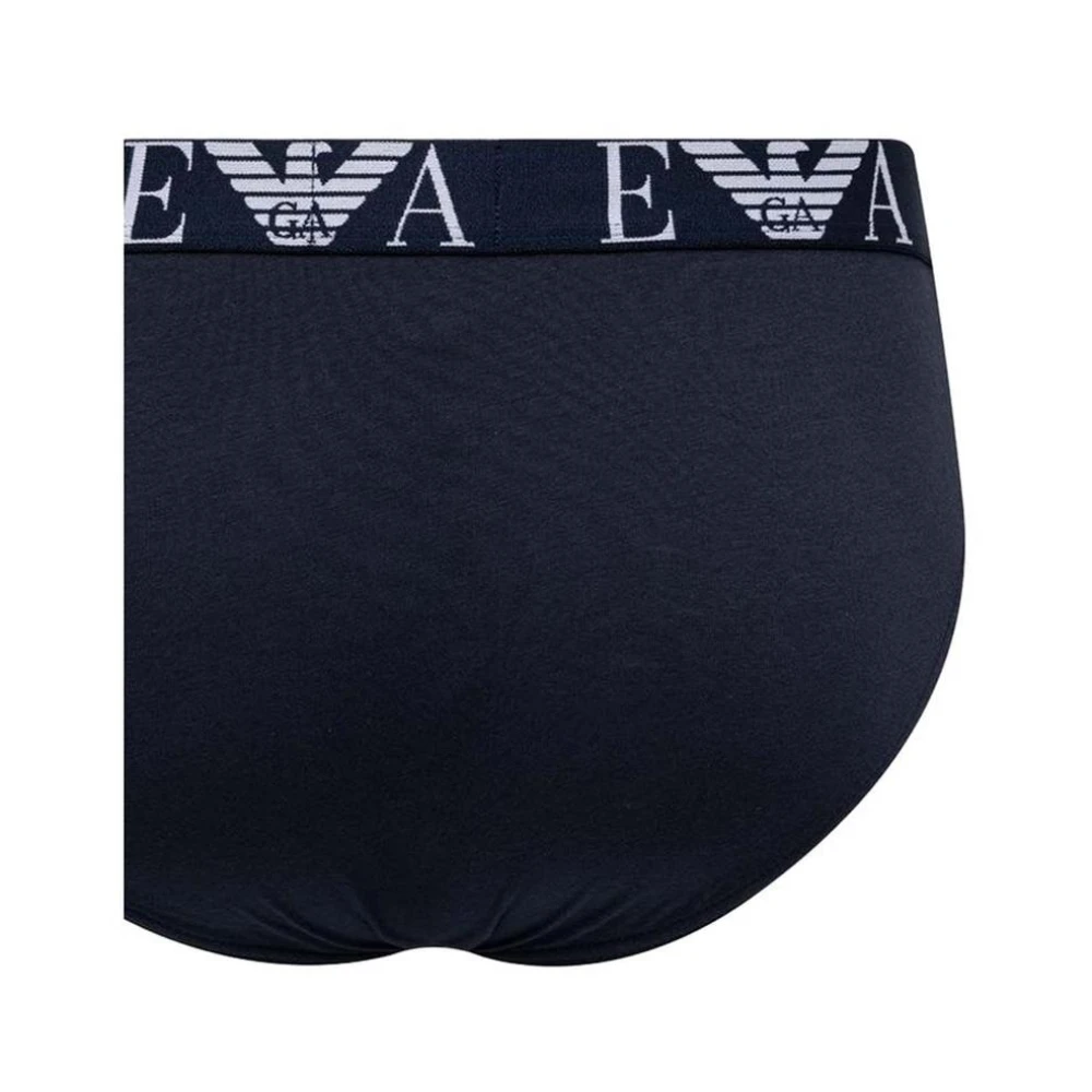 Emporio Armani Stretch katoenen slip ondergoed blauw Multicolor Heren