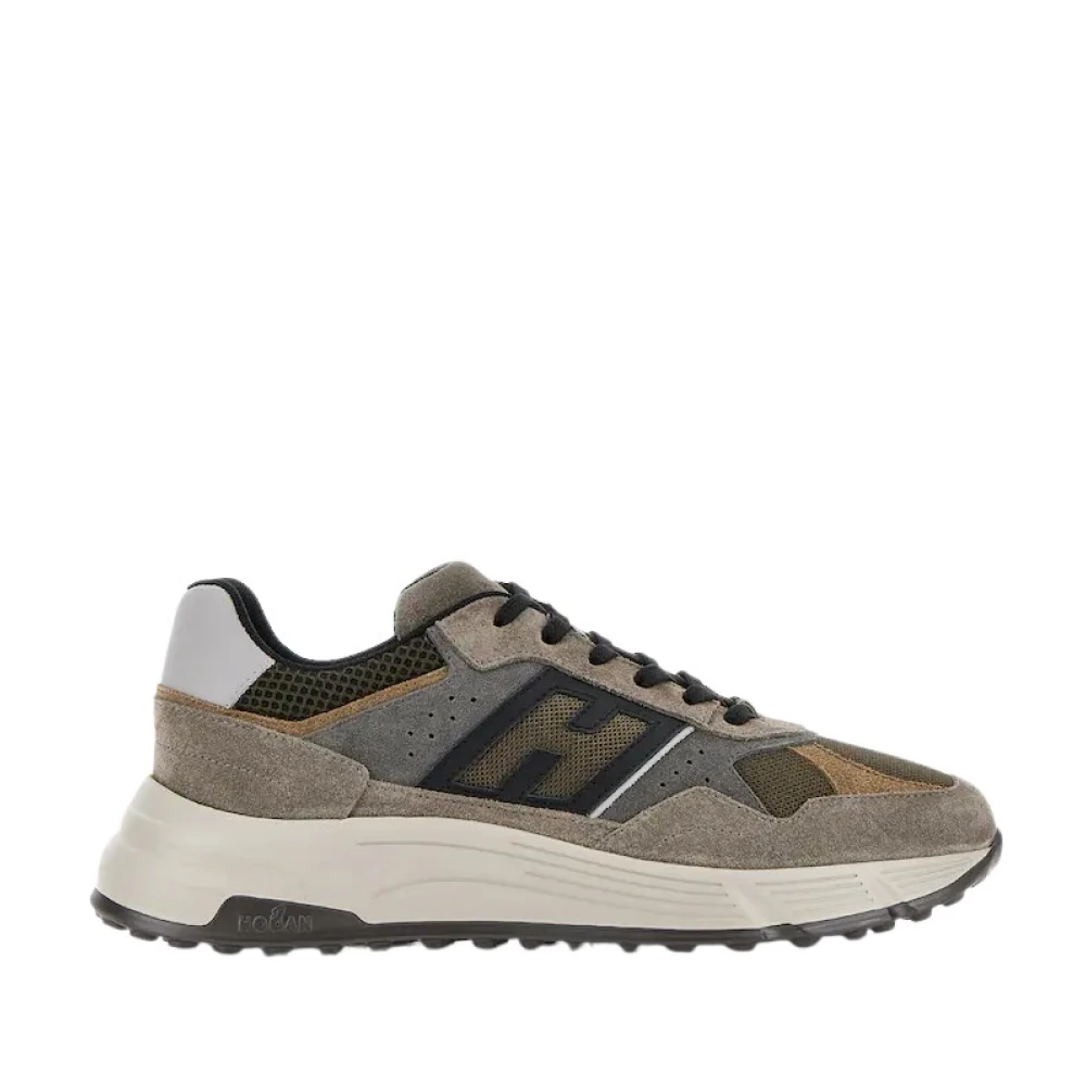 Hogan Hyperlight Bruine Sneakers voor Mannen Heren Schoenen Veelkleurig Multicolor