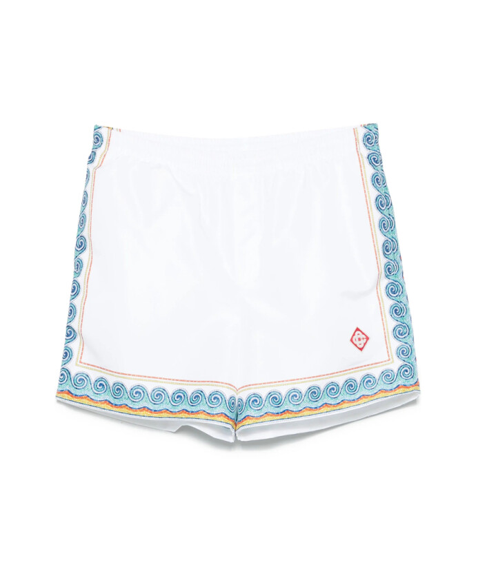 witte-strandkleding-met-multicolor-tailleband
