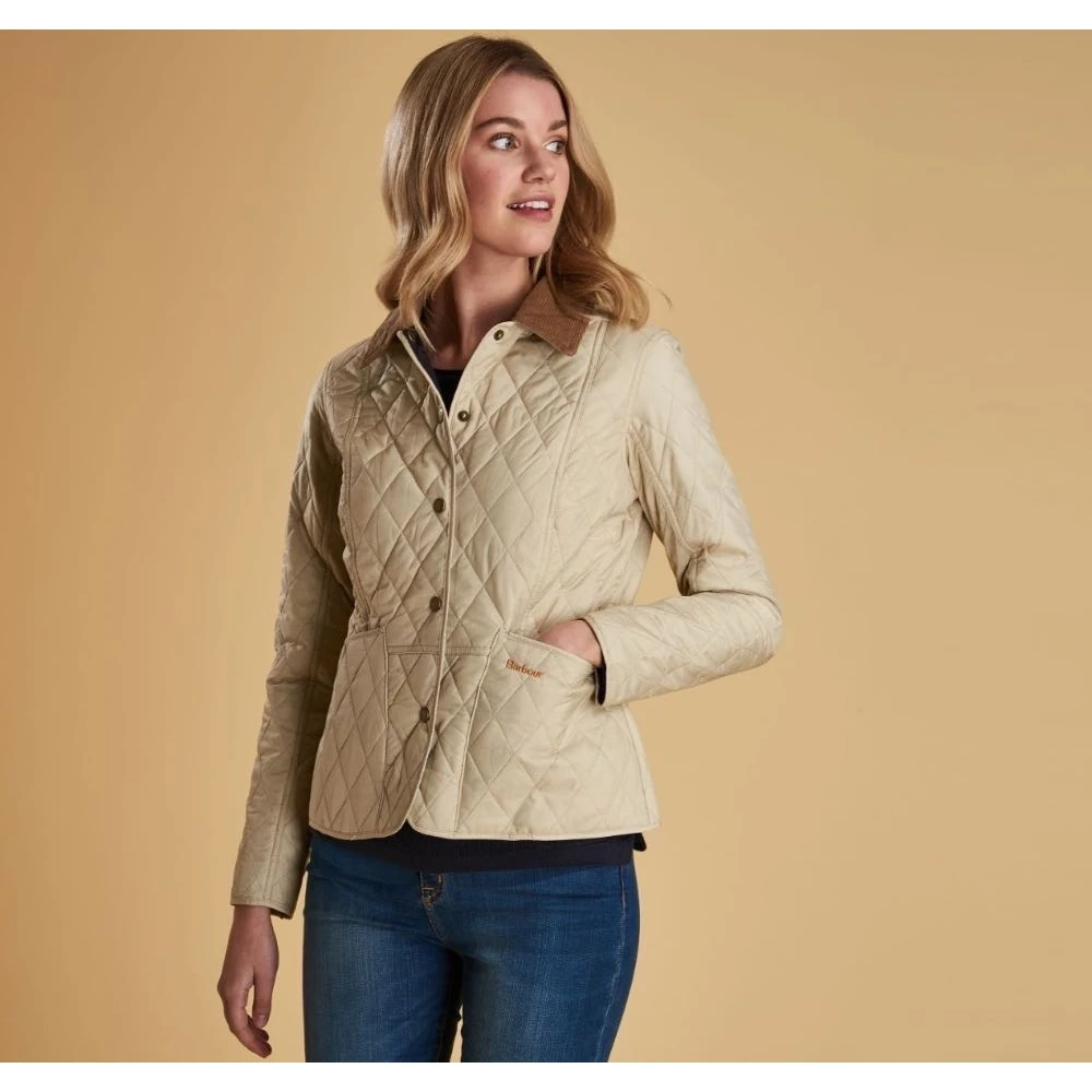 Barbour Gewatteerde Summer Liddesdale Jas Beige Dames