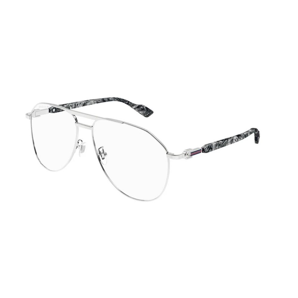 Gucci Transparante Zonnebril Gray Unisex