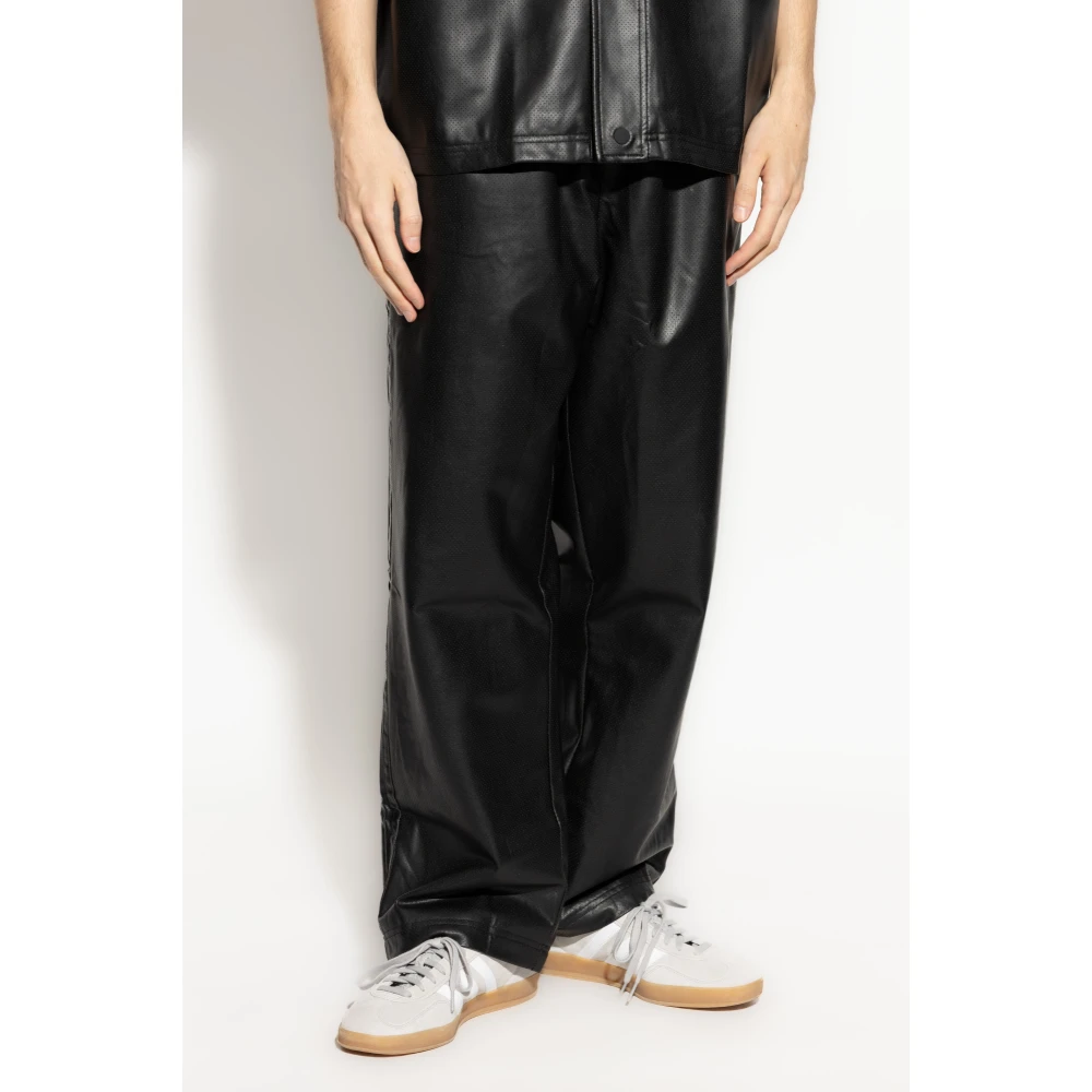 adidas Originals Broek gemaakt van eco-leer Black Heren