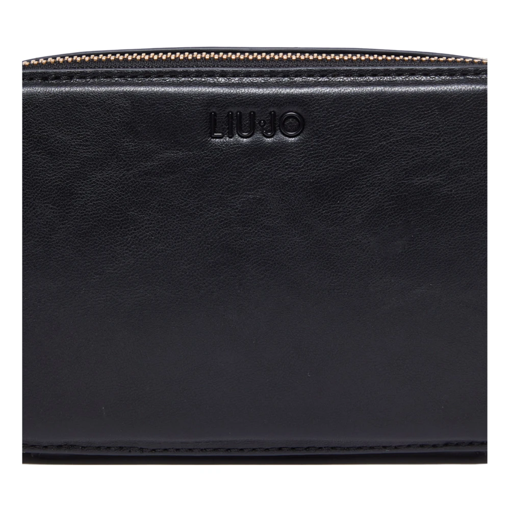 Liu Jo Zwarte Schoudertas met Logo Black Dames