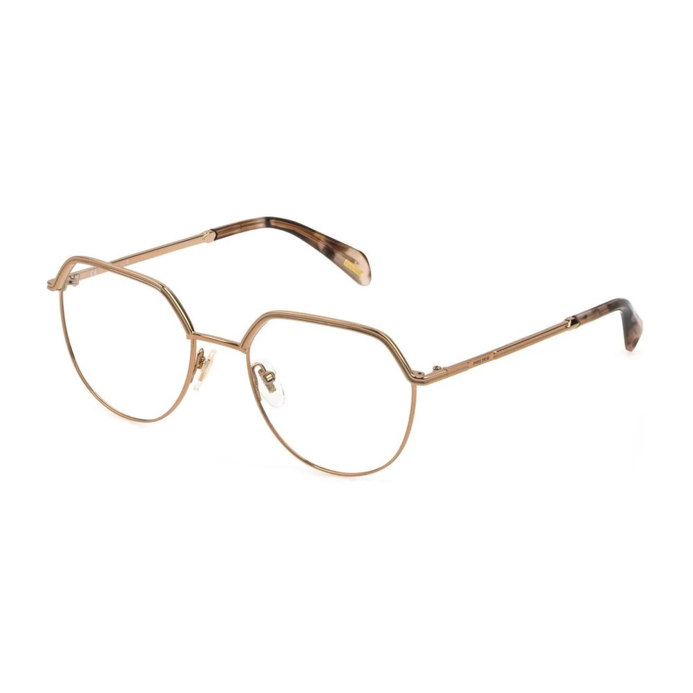 Police Gouden Metalen Frames Elegant Horloge Yellow Dames