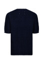 pull-en-tricot-bleu-avec-col-en-v