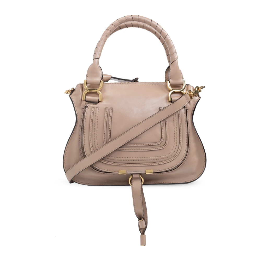 Chloé Kleine Schoudertas Beige Dames