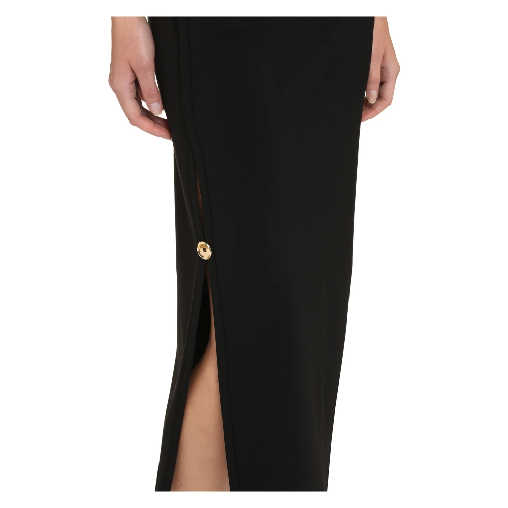 pinko Midi rok met zijsplitten Black Dames