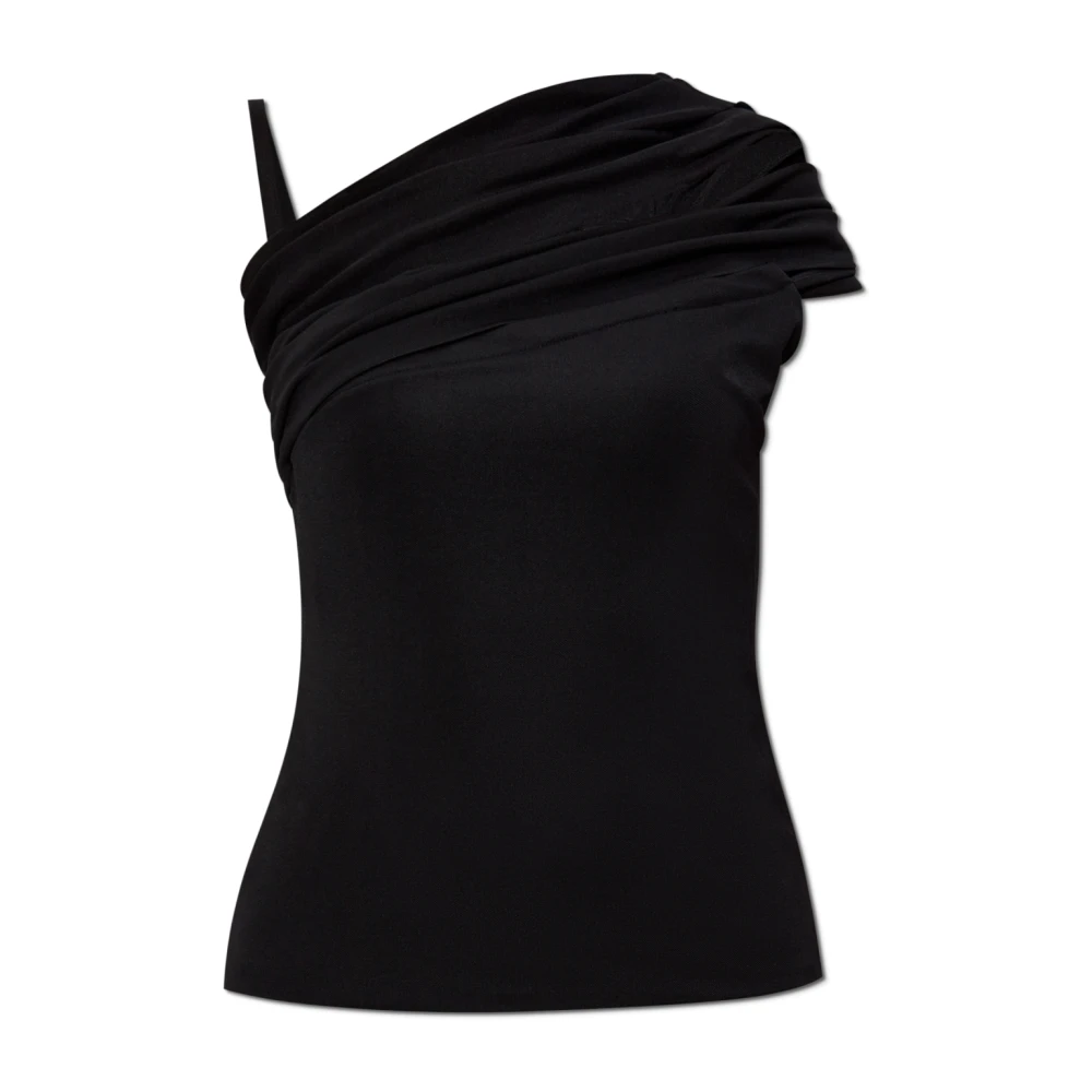 Versace One-shoulder top Black Dames