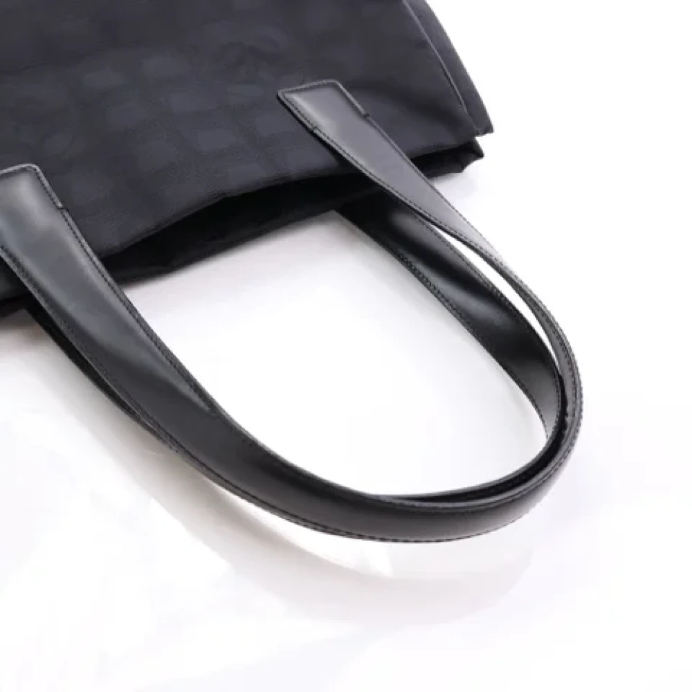 Chanel Vintage Pre-owned Nylon chanel-bags Black Dames