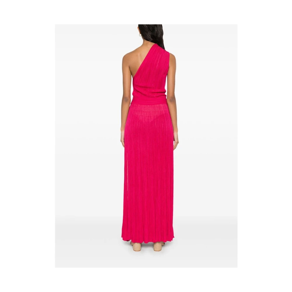 Antonino Valenti Roze One-Shoulder Jurk Pink Dames